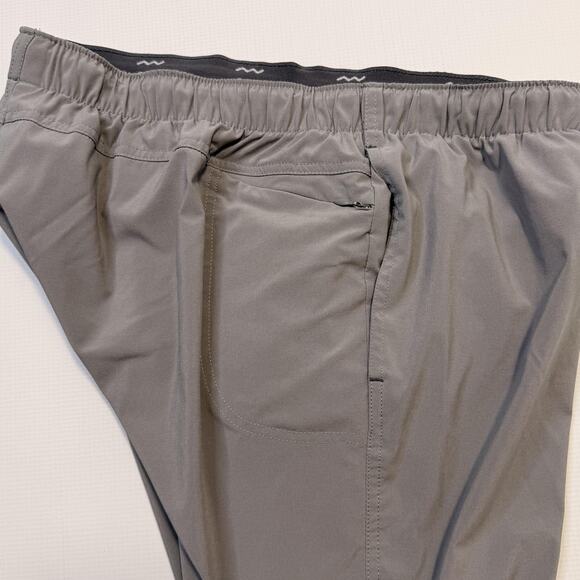 Free Fly Shorts Mens Large Gray Bamboo Lined Athletic Running Quick Dry Stretch - Picture 3 of 11
